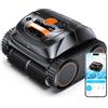 WINNY POOL CLEANER Winny C1 Robot Piscina e Robot Piscina Fuori Terra-Senza Fili, 150 min di Autonomia, Pulisce Fondo e Pareti, Navigazione Intelligente, per Piscine Interrate e Fuori Terra, Arancia Nera