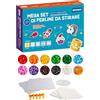 Smowo® Kit di 10.000 perline da stirare in 15 colori, base e accessori - XXL kit completo perline ferro da stiro