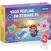 Smowo Grandi perline glitterate da 10 mm, 1000 pezzi, per bambini dai 3 anni in su, 7 colori colorati XL, set di perline creative