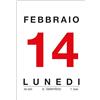 Cangini Filippi Blocco Calendario da Muro a Strappo 2027 - Mezzo Ministeriale
