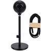 Yanmis Webcam USB C per Switch 2, Fotocamera Desktop HD 1080P con USB C Plug and Play da 2 MP, Angolo Regolabile a 360°, Copertura Privacy Girevole per Chiamate Online, Videochat, Giochi