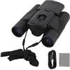 CHICIRIS 10x25 Binocoli con Fotocamera, Videoregistratore da 48 MP 2,5k, Display da 2,0 Pollici, Ingrandimento 8x per Birdwatching, Escursioni, Viaggio, Ottica HD, Treppiede (BLACK)
