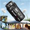 Hamwesh Videocamera 8K, Videocamera Touch Screen da 3 Pollici con Zoom Digitale 64MP 18X, Digitale con Webcam WiFi Luce LED per Viaggi in Streaming Live