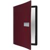 SECURIT PORTA MENU' A4-24x33cm BORDEAUX Royal con 1 INSERTO DOPPIO