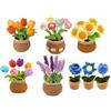 Manillefu Kit di fiori all'uncinetto per principianti con tutorial dettagliati, perfetto per progetti creativi (tulipani)