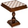 Italfama Tavolo Da Scacchi In Legno Alabastro Italfama Con Cassetti 60x60cm Made In Italy