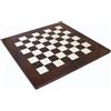 Italfama Scacchiera In Legno Di Noce 60x60Cm Lucida Fatto A Mano In Italia