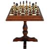 Italfama Tavolo Da Gioco In Metallo E Legno XL Con Backgammon, Oro Argento