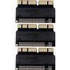 KEALLANS 3X Scheda adattatore SSD NGFF M.2 NVME per l'aggiornamento (anno 2013-2016) e Pro (anno fine 2013-2015)
