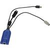 Raritan D2CIM-DVUSB-DP cavo kvm Nero, Blu - Cavi kvm (USB, USB, DisplayPort, Nero, Blu, RJ-45, Male connector/Female connector)