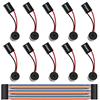 Youmile 10 Pezzi Scheda Madre PC Mini Altoparlante Interno Case Computer Scheda Madre BIOS Allarme Buzzer per Arduino/Computer con Cavo di Prolunga Dupont