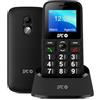 SPC Fortune 2 4G - Telefono cellulare 4G per anziani, pulsante SOS, volume suoneria molto alto (102dB), configurazione remota, tasti grandi, suoneria e notifiche smart, colore nero