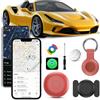 uootem Tracker per Auto, Localizzatore per Auto senza Abbonamento, rosso
