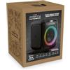 BIGBEN PARTYBTHPMAX - Altoparlante luminoso wireless - Bluetooth 5.3 - 200W - USB, SD, Aux-In - Microfono a filo (ideale Karaoke)