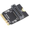 Phefop Scheda adattatore M.2 Key AE Adattatore Verticale Installazione Interfaccia Estensione 2280 NVMe SSD