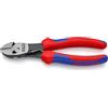 KNIPEX TwinForce Tronchesi laterale ad alta prestazione Con molla di apertura con impugnature multicomponente 180 mm, 73 72 180 F