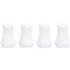 QUARKZMAN 4Pcs Pomelli Per Cordone, 25.4mm Nappe Per Tende Pomelli In Plastica Pendant Per Estremità Cordone Per Tende Oscuranti, Bianco