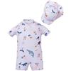 Generico Costume Neonato Anti UV Costume Neonato Mare Bambino 3 Anni Neonata Vestiti Nuoto Due Pezzi Cappello Sole Costumino da Bagno Bambina 1 Anno Cappellino 0 Mesi 4 9 12M Muta Bimba 2 Tutina Maglia