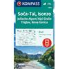 Kompass Karten GmbH KOMPASS Wanderkarte 2804 Soca-Tal, Isonzo, Alpi Giulie / Julische Alpen, Triglav, Nova Gorica 1:50.000: inklusive Karte zur Offline-Verwendung in der KOMPASS-App, Fahrradfahren