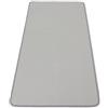 Casatessile Tappeto Cucina passatoia Antiscivolo Largo 50 cm. Tinta Unita VELLUTATA Corsia Lavello, Tappeti Multiuso Lavabile. - Grigio, 120 cm.