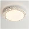 Silamp Plafoniera a Soffitto LED 48W Brillante Rotonda 50cm Switch 3000k-4200k-6400k