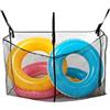 Lpoppcx Organizzatore Porta Gonfiabili Piscina | Contenitore in Rete Regolabile - Rete Porta Materassini Piscina Esterno,Per Gonfiabili Scarpe Attrezzi Esterni Giardino