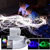 Callsky Luci sensoriali da 10 W in fibra ottica per stanza sensoriale/bambini autistici, app+scintillio+scatola luminosa attivata dal suono, resistenti e durevoli (3 x 0,75 cm), cavi per punti di
