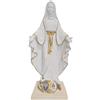 OVUNQUE PROTEGGIMI Statua Madonna Miracolosa o Immacolata Concezione cm 40, in Polvere di marmo. Piccola Statuetta della Madonnina. Medaglia Miracolosa in metallo.