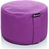 BODYMATE Cuscino da Yoga Rotondo Extra Alto 20cm Diametro 31cm con Imbottitura di Grano Saraceno e Spelta - Rivestimento Lavabile in Lavatrice 100% Cotone Extra Spesso - Cuscino da Meditazione - Zafu