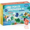 Smowo® Grandi perline da stirare da 10 mm, 1000 pezzi per bambini dai 3 anni in su - 7 colori XL perline da stirare - Set di perline creative