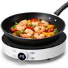 Aigostar Cookmate - Piastra a induzione da 2000W, Controllo Touch con timer