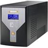 Infosec Gruppo di Continuità UPS E2 1500VA LCD Line Interactive Onda Sinusoidale