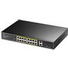 CUDY GS1018PS2 - SWICTH 16-PORT GIGABIT POE+ CON 2 UPLINK GIGABIT PORTS E 2 GIGA