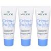 NUXE Crème fraîche de beauté® Crema rimpolpante idratante 48h 3x30 ml