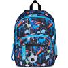 Seven SJ GANG STYLE JAM GANG Zaino Scuola Doppio Scomparto, Sj Ever Fluid Game 31 L