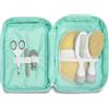 CHICCO (ARTSANA SpA) Chicco Set Viaggio Igiene Bambini - Set Viaggio Spazzola + Pettine + Spugna + Forbici + Tagliaunghie + Limette
