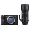 Sony Alpha ILCE-7C II black + Sigma 70-200mm f/2.8 DG DN OS (S) - Teleobiettivo Zoom per Sony E-Mount