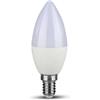 V-Tac VT-1855 Lampadina LED Candela SMD 4.5W E14 Bianco Freddo 6400K - SKU 2142411