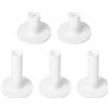 YELARXI Tee da golf in gomma, simulatore di golf ad altezza regolabile per tappetini, 2 pezzi da 3,8 cm a forma di croce e 3 tee cavi da 6,9 cm e bianco, adatti per (tappetini da golf, campo guida