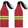 Homyl Set di 4 Bandiere di Segnalazione di per Kayak, Accessorio Riflettente per Imbarcazioni, in Tessuto Oxford, Versatile E Portatile per Sport, Striscia Arancione