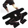 Eminchu Ginocchiera Regolabile e Traspirante, Protezione di Supporto per Sport, Fitness, Basket, Corsa, Nero + Rosa, 1 Pezzo (nero+rosa)