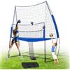 Generic Rete per allenamento pallavolo 2 in 1, altezza regolabile, per esercitarsi a colpire la rete, portatile, facile da installare per giocare in giardino