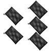 DIYEAH Sacchetti Rete in Poliestere Nero 5 Design a Bocca Larga e Resistente Strappo per Conservare Palline da Tennis e Attrezzature All'aperto