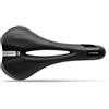 Sportourer by Selle Italia X-RACE - Sella Bici in Gel, Sella per Bicicletta Morbida Ampia, Uomo Donna Sellino, Traspirante Ergonomica per Biciclette da Strada - Nero