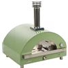 Clementi Remida Plus - Forno a gas per pizza da esterno - Camera di cottura 70 x 50 cm - 2 Pizze - Verde