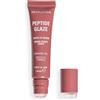 Revolution Beauty London Revolution Peptide Glaze Tinted Lip Serum, Balsamo Labbra Idratante con Vit E & Squalano, Cinnamon Roll, 10ml