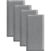 XQZMD Testiera imbottita da parete per bambini, anti-collisione, imbottita a parete, autoadesiva, pannelli insonorizzanti 3D per letti king size, queen e full-size, in lino (grigio chiaro)