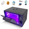 JAOGAUS 80W Macchina per Polimerizzazione della Resina, Luce UV per Resina 395nm con 80 Perline LED, Funzioni Timer, Vassoio Rimovibile, Capacità 2kg, per Stampanti 3D, Creazione di Gioielli, Fai-da-Te