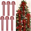 UXORSN 6 Pezzi Fiocchi Velluto Albero di Natale 60x40 cm Fiocco Decorativo Natalizio Grande Ornamenti Dell'albero di Natale per Ghirlanda Scale Confezioni Regalo Decorazioni Natalizie (Rosso)