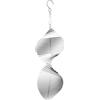 DHYAWUER 1 Pezzo Outdoor Hanging Spirale Decorativa Scacciaspiriti in Metallo Scacciaspiriti A Spirale 3D Giardino Cortile Decorazione da Appendere Acciaio Inossidabile